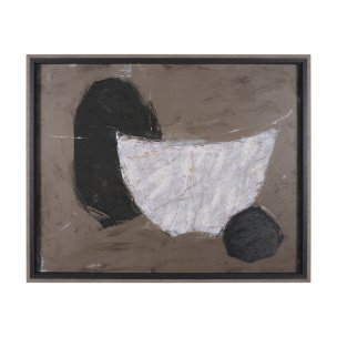 Shaped & Balance II by Mercana Studio a Hand Embellished Textured Framed Art Print