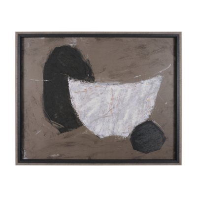 14979 - Shaped & Balance II by Mercana Studio a Hand Embellished Textured Framed Art Print