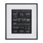 14985 - Equestrian Riding I BW by Mercana Studio Hand Embellished Framed Art Print Matted under Glass