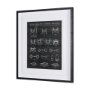 14985 - Equestrian Riding I BW by Mercana Studio Hand Embellished Framed Art Print Matted under Glass