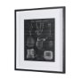 14986 - Equestrian Riding IIBW by Mercana Studio Hand Embellished Framed Art Print Matted under Glass