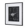 14987 - Equestrian Riding III BW by Mercana Studio Hand Embellished Framed Art Print Matted under Glass