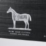 14988 - Equestrian Riding IV BW Horse by Mercana Studio Hand Embellished Framed Art Print Matted under Glass