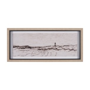 On the Shore II by Mercana Studio a Hand Embellished Textured Framed Art Print