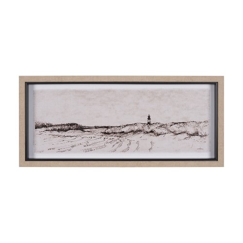 14995 - On the Shore II by Mercana Studio a Hand Embellished Textured Framed Art Print