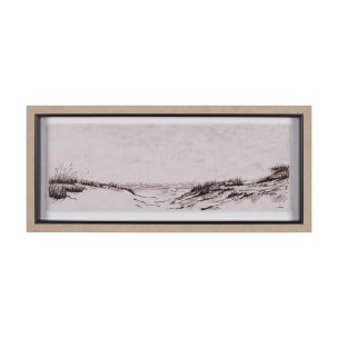 On the Shore III by Mercana Studio a Hand Embellished Textured Framed Art Print
