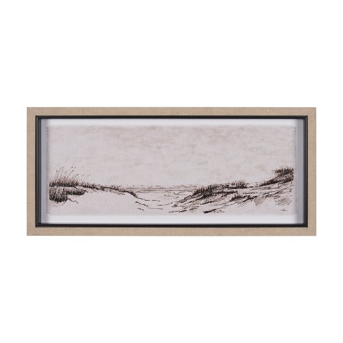 14996 - On the Shore III by Mercana Studio a Hand Embellished Textured Framed Art Print