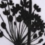 102586-FL - Floral Silhouette I by Mercana Studio a Hand Embellished Textured Framed Canvas