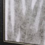 102587-FL - Floral Silhouette II by Mercana Studio a Hand Embellished Textured Framed Canvas