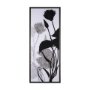 102588-FL - Floral Silhouette III by Mercana Studio a Hand Embellished Textured Framed Canvas