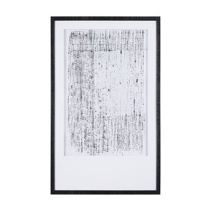 Dot Texture I by Mercana Studio a Hand Embellished Textured Framed Art Print Matted under Glass