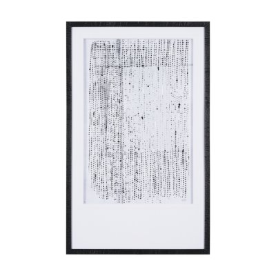 15003 - Dot Texture I by Mercana Studio a Hand Embellished Textured Framed Art Print Matted under Glass