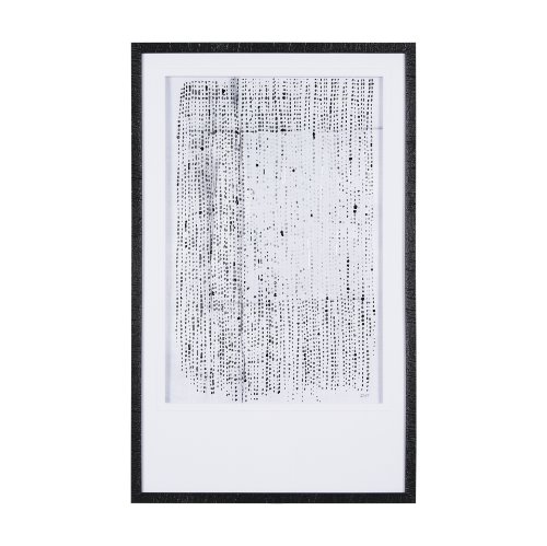 15003 - Dot Texture I by Mercana Studio a Hand Embellished Textured Framed Art Print Matted under Glass