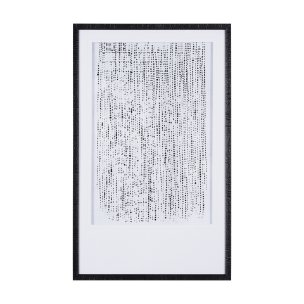 Dot Texture II by Mercana Studio a Hand Embellished Textured Framed Art Print Matted under Glass