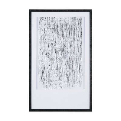 15004 - Dot Texture II by Mercana Studio a Hand Embellished Textured Framed Art Print Matted under Glass