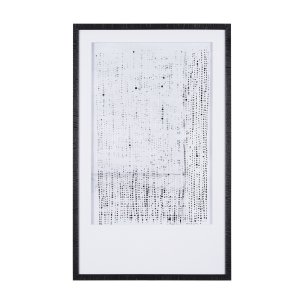 Dot Texture III by Mercana Studio a Hand Embellished Textured Framed Art Print Matted under Glass