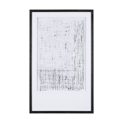 15005 - Dot Texture III by Mercana Studio a Hand Embellished Textured Framed Art Print Matted under Glass