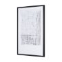 15005 - Dot Texture III by Mercana Studio a Hand Embellished Textured Framed Art Print Matted under Glass