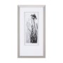 15010 - Floral Silhouette I by Mercana Studio Hand Embellished Textured Framed Art Print Matted under Glass