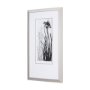 15010 - Floral Silhouette I by Mercana Studio Hand Embellished Textured Framed Art Print Matted under Glass