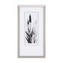 15011 - Floral Silhouette II by Mercana Studio Hand Embellished Textured Framed Art Print Matted under Glass