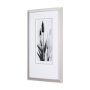 15011 - Floral Silhouette II by Mercana Studio Hand Embellished Textured Framed Art Print Matted under Glass