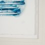 15013 - Calm River Blue I by Studio M a handmade Original Framed Artwork under Glass