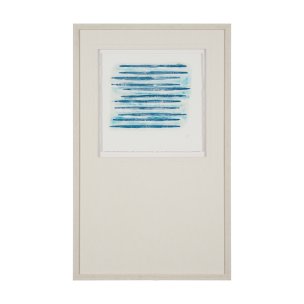 Calm River Blue II by Studio M a handmade Original Framed Artwork under Glass