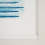15014 - Calm River Blue II by Studio M a handmade Original Framed Artwork under Glass