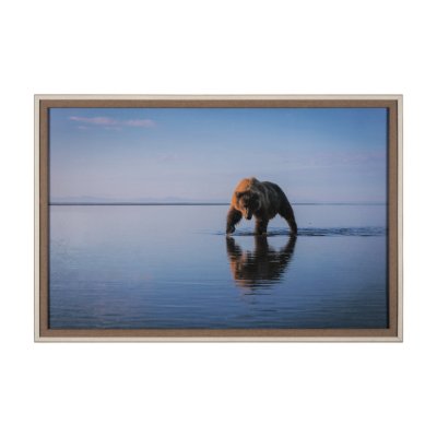 15019 - Walking my Walk by Mercana Studio a Hand Embellished Textured Framed Photo Art Print Matted under Gl