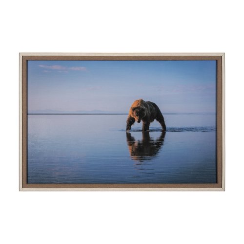 15019 - Walking my Walk by Mercana Studio a Hand Embellished Textured Framed Photo Art Print Matted under Gl