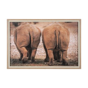 Walking Away by Mercana Studio a Hand Embellished Textured Framed Photo Art Print Matted under Glass