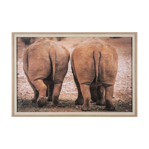 15022 - Walking Away by Mercana Studio a Hand Embellished Textured Framed Photo Art Print Matted under Glass