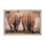 15022 - Walking Away by Mercana Studio a Hand Embellished Textured Framed Photo Art Print Matted under Glass