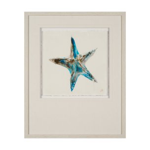 Sea Star by Studio M a handmade Original Framed Artwork under Glass