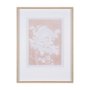15050 - Flower Silhouette-Peony by Mercana Studio Hand Embellished Framed Art Print Matted under Glass