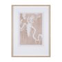 15051 - Flower Silhouette-Wisteria by Mercana Studio Hand Embellished Framed Art Print Matted under Glass
