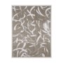 102601-FL - Woven Textile by Mercana Studio a Hand Embellished Textured Framed Canvas