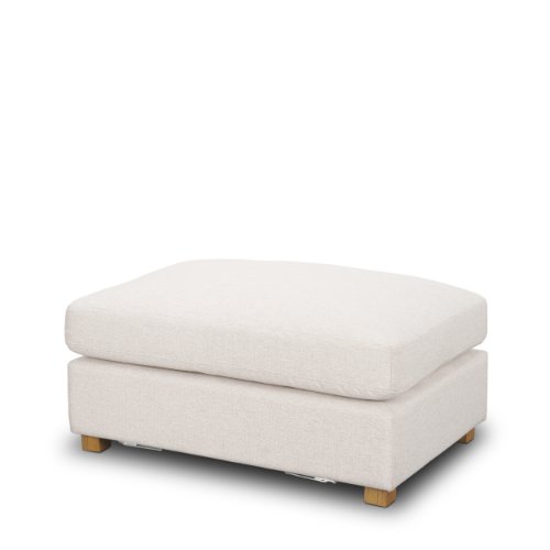 70474 - Halston Small Ottoman Oatmeal Performance Fabric