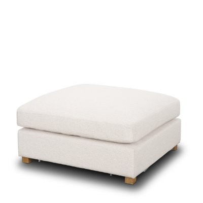 70476 - Halston Large Ottoman Oatmeal Performance Fabric