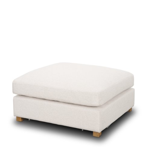 70476 - Halston Large Ottoman Oatmeal Performance Fabric