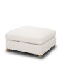 70476 - Halston Large Ottoman Oatmeal Performance Fabric