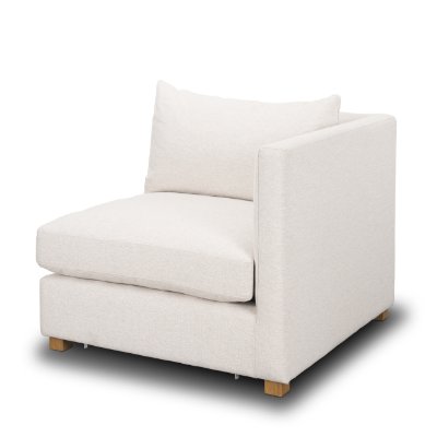 70482 - Halston Right Arm Sectional Piece Oatmeal Performance Fabric