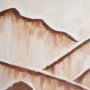 15033 - Red Rock View II by Studio M a handmade Original Framed 3D Textured Artwork under Glass