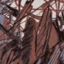 102591-FL - Raveled by Mercana Studio a Hand Embellished Textured Framed Canvas