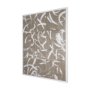 102601-FL - Woven Textile by Mercana Studio a Hand Embellished Textured Framed Canvas