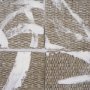 102601-FL - Woven Textile by Mercana Studio a Hand Embellished Textured Framed Canvas