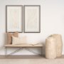 70330 - Jacklyn Brown Linen Square Decorative Pillow Cover