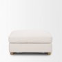 70474 - Halston Small Ottoman Oatmeal Performance Fabric