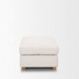70474 - Halston Small Ottoman Oatmeal Performance Fabric